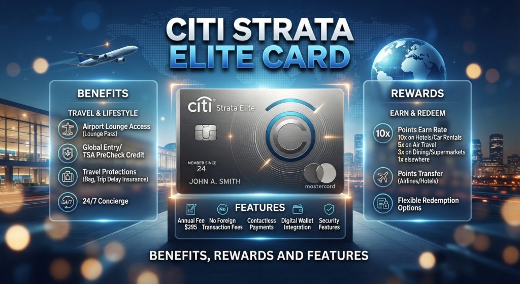 Citi Strata Elite Card: Benefits, Rewards and Features