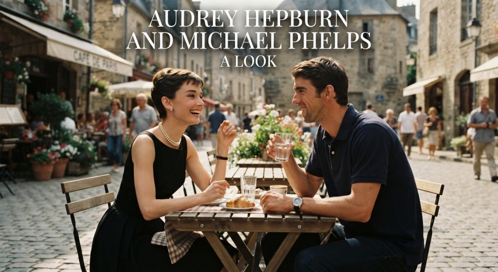 Audrey Hepburn and Michael Phelps: A Look