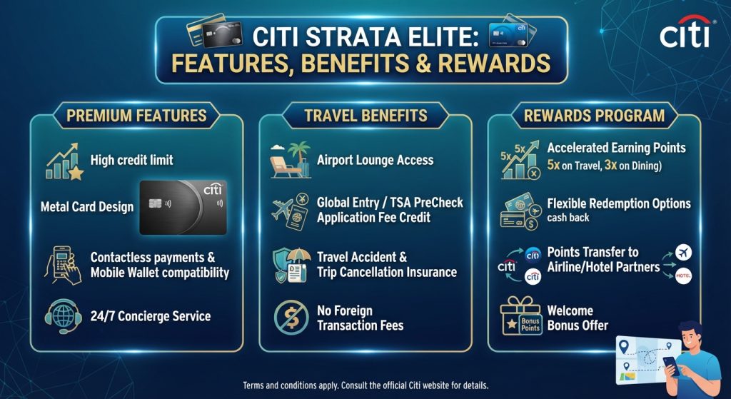 Citi Strata Elite: Features, Benefits and Rewards