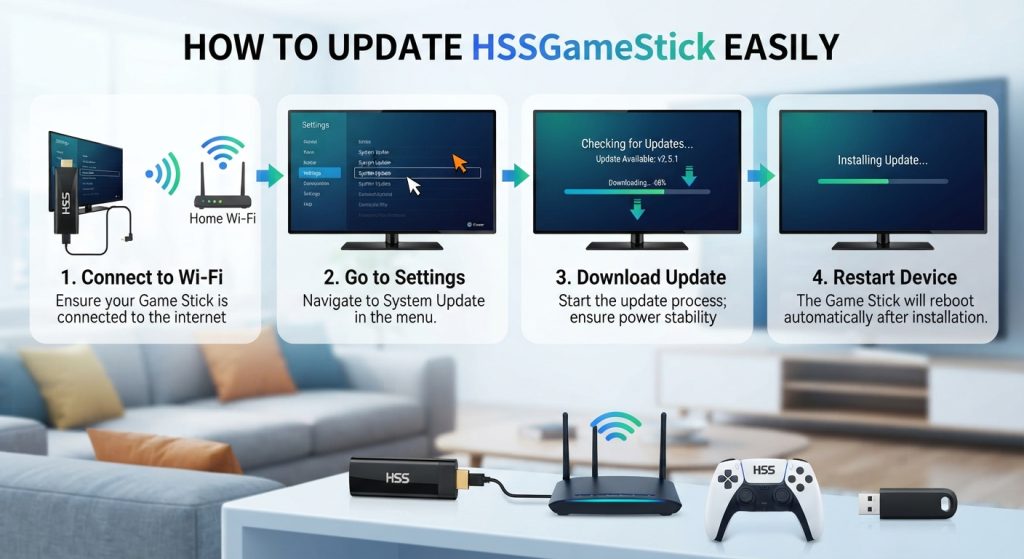 How to Update HSSGameStick Easily