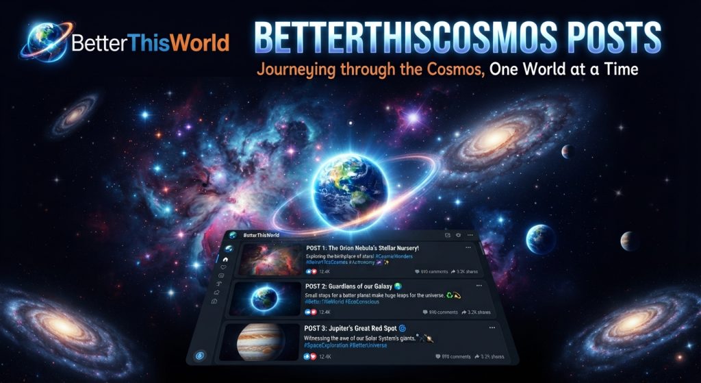 BetterThisCosmos Posts by BetterThisWorld: A Fresh Take on Purposeful Content