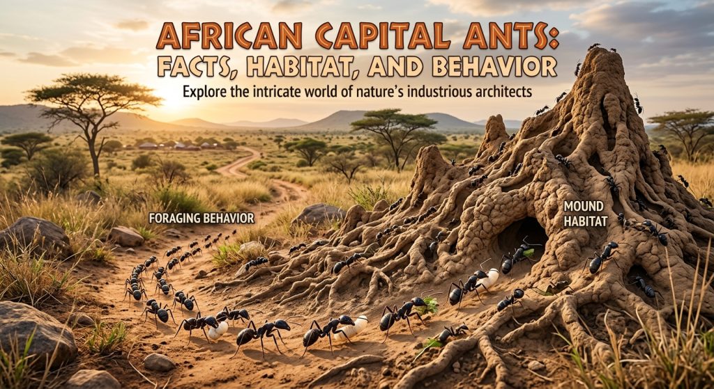 African Capital Ants: Facts, Habitat, and Behavior