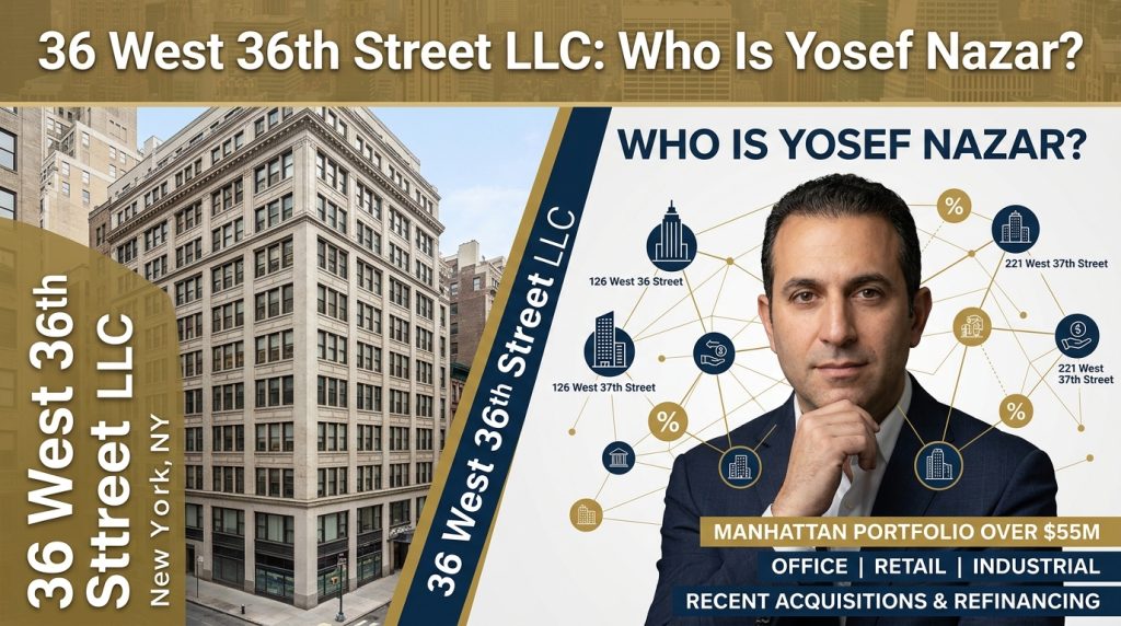 36 West 36th Street LLC: Who Is Yosef Nazar?